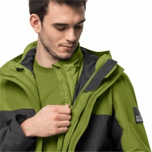 Jack Wolfskin Winter Jacket DNA Supernova 3-in-1 (waterproof, windproof, PFC-free) green Men